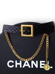 Кожаный пояс Chanel 2654